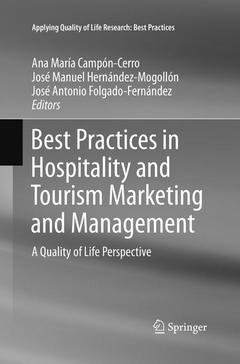 Couverture de l’ouvrage Best Practices in Hospitality and Tourism Marketing and Management