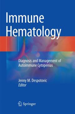 Couverture de l’ouvrage Immune Hematology