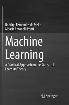 Couverture de l’ouvrage Machine Learning
