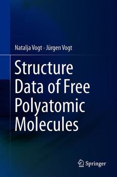 Couverture de l’ouvrage Structure Data of Free Polyatomic Molecules