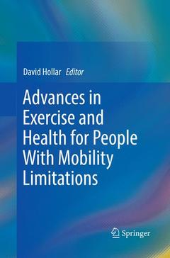 Couverture de l’ouvrage Advances in Exercise and Health for People With Mobility Limitations