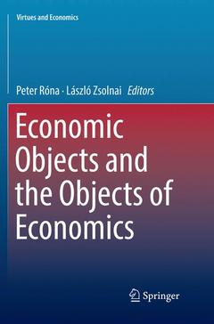 Couverture de l’ouvrage Economic Objects and the Objects of Economics