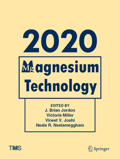 Couverture de l’ouvrage Magnesium Technology 2020