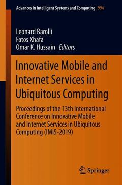 Couverture de l’ouvrage Innovative Mobile and Internet Services in Ubiquitous Computing 