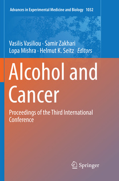 Couverture de l’ouvrage Alcohol and Cancer