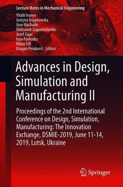 Couverture de l’ouvrage Advances in Design, Simulation and Manufacturing II