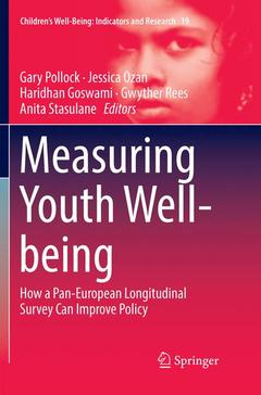 Couverture de l’ouvrage Measuring Youth Well-being