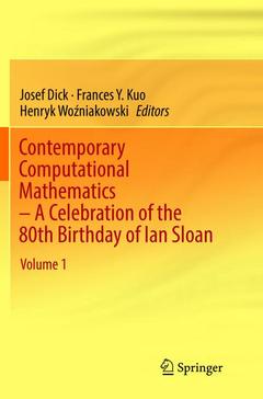 Couverture de l’ouvrage Contemporary Computational Mathematics - A Celebration of the 80th Birthday of Ian Sloan