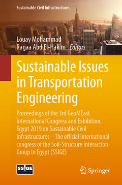 Couverture de l’ouvrage Sustainable Issues in Transportation Engineering