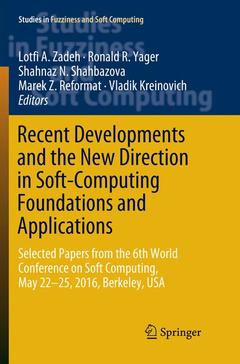 Couverture de l’ouvrage Recent Developments and the New Direction in Soft-Computing Foundations and Applications