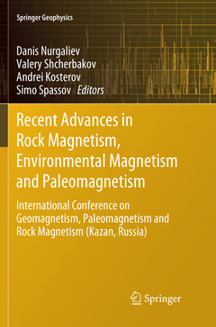Couverture de l’ouvrage Recent Advances in Rock Magnetism, Environmental Magnetism and Paleomagnetism