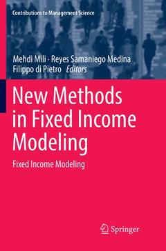 Couverture de l’ouvrage New Methods in Fixed Income Modeling