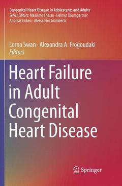 Couverture de l’ouvrage Heart Failure in Adult Congenital Heart Disease