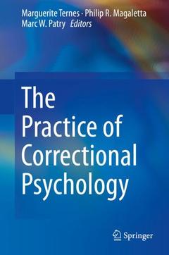 Couverture de l’ouvrage The Practice of Correctional Psychology