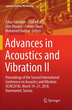 Couverture de l’ouvrage Advances in Acoustics and Vibration II