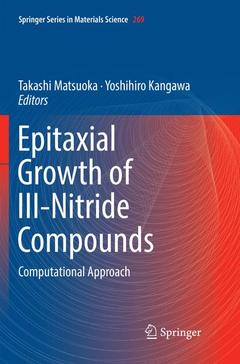 Couverture de l’ouvrage Epitaxial Growth of III-Nitride Compounds