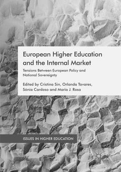 Couverture de l’ouvrage European Higher Education and the Internal Market