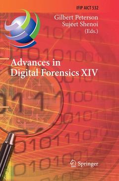 Cover of the book Advances in Digital Forensics XIV