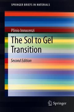 Couverture de l’ouvrage The Sol-to-Gel Transition