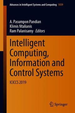 Couverture de l’ouvrage Intelligent Computing, Information and Control Systems