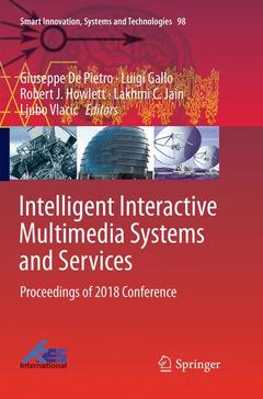 Couverture de l’ouvrage Intelligent Interactive Multimedia Systems and Services