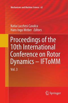 Couverture de l’ouvrage Proceedings of the 10th International Conference on Rotor Dynamics – IFToMM