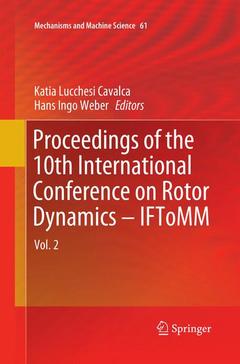 Cover of the book Proceedings of the 10th International Conference on Rotor Dynamics – IFToMM