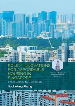 Couverture de l’ouvrage Policy Innovations for Affordable Housing In Singapore