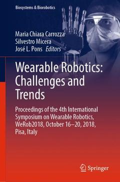 Couverture de l’ouvrage Wearable Robotics: Challenges and Trends