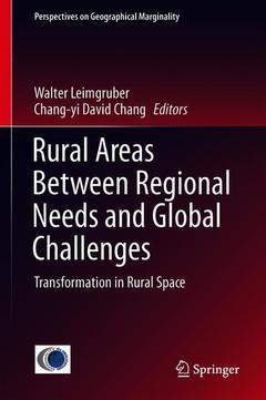 Couverture de l’ouvrage Rural Areas Between Regional Needs and Global Challenges