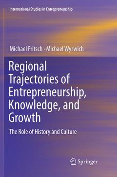 Couverture de l’ouvrage Regional Trajectories of Entrepreneurship, Knowledge, and Growth