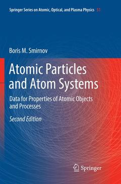 Couverture de l’ouvrage Atomic Particles and Atom Systems
