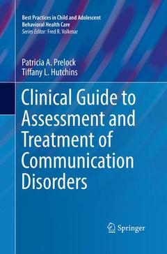 Couverture de l’ouvrage Clinical Guide to Assessment and Treatment of Communication Disorders 