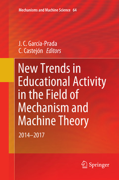 Couverture de l’ouvrage New Trends in Educational Activity in the Field of Mechanism and Machine Theory 