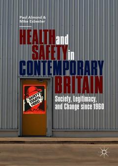 Couverture de l’ouvrage Health and Safety in Contemporary Britain