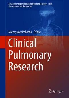 Cover of the book Clinical Pulmonary Research