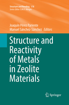 Couverture de l’ouvrage Structure and Reactivity of Metals in Zeolite Materials