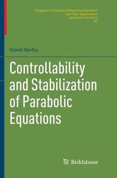 Couverture de l’ouvrage Controllability and Stabilization of Parabolic Equations