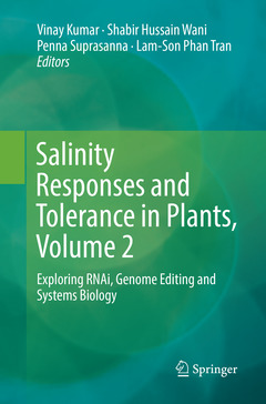 Couverture de l’ouvrage Salinity Responses and Tolerance in Plants, Volume 2