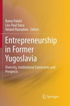 Couverture de l’ouvrage Entrepreneurship in Former Yugoslavia 