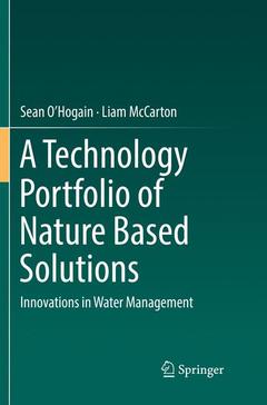 Couverture de l’ouvrage A Technology Portfolio of Nature Based Solutions