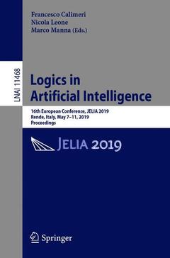 Couverture de l’ouvrage Logics in Artificial Intelligence