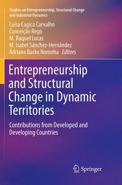 Cover of the book Entrepreneurship and Structural Change in Dynamic Territories