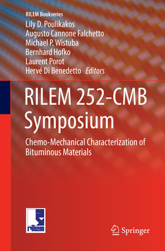 Couverture de l’ouvrage RILEM 252-CMB Symposium