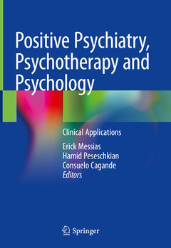 Couverture de l’ouvrage Positive Psychiatry, Psychotherapy and Psychology