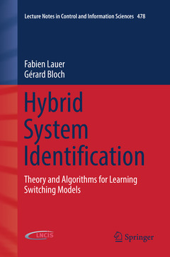 Couverture de l’ouvrage Hybrid System Identification