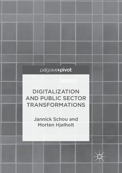 Couverture de l’ouvrage Digitalization and Public Sector Transformations