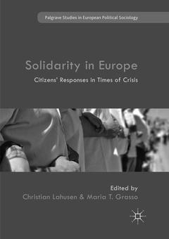 Couverture de l’ouvrage Solidarity in Europe