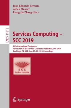 Cover of the book Services Computing – SCC 2019