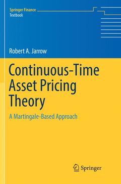 Couverture de l’ouvrage Continuous-Time Asset Pricing Theory